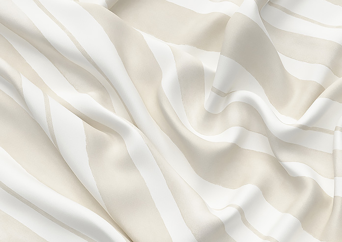 Shabby Chic by Rachel Ashwell Watercolour Stripe, Natural - Made to Measure Curtains - Image 4